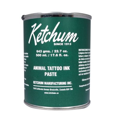 Pate tatouer ketchum verte 643g